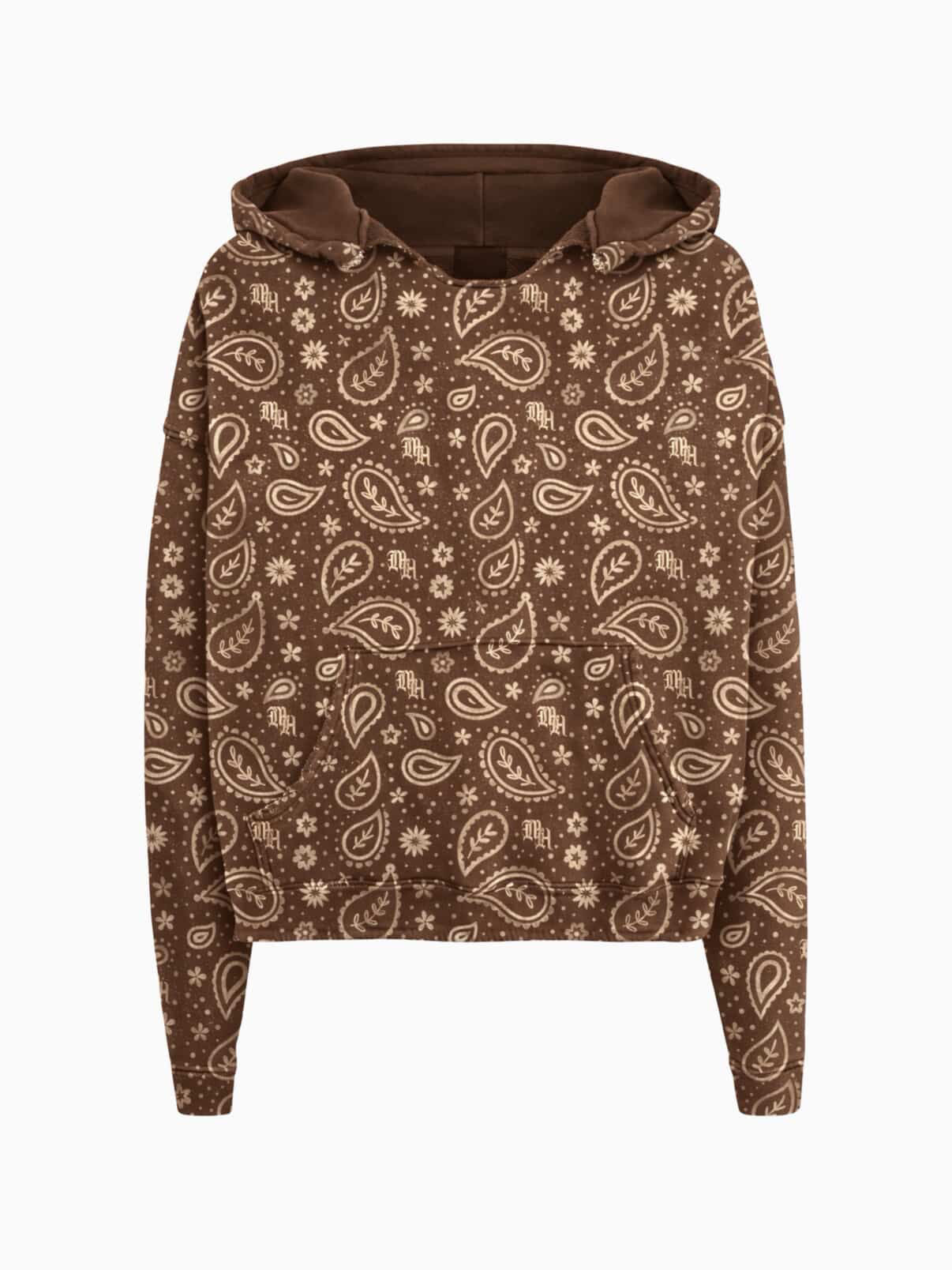 SEPIA BANDANA HOODIE