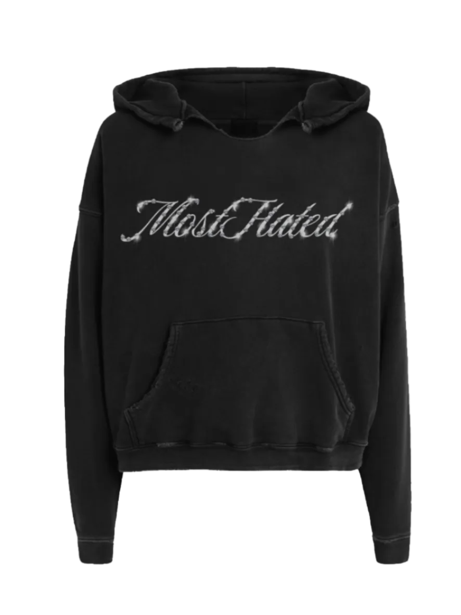 LOGO RHINESTONE HOODIE