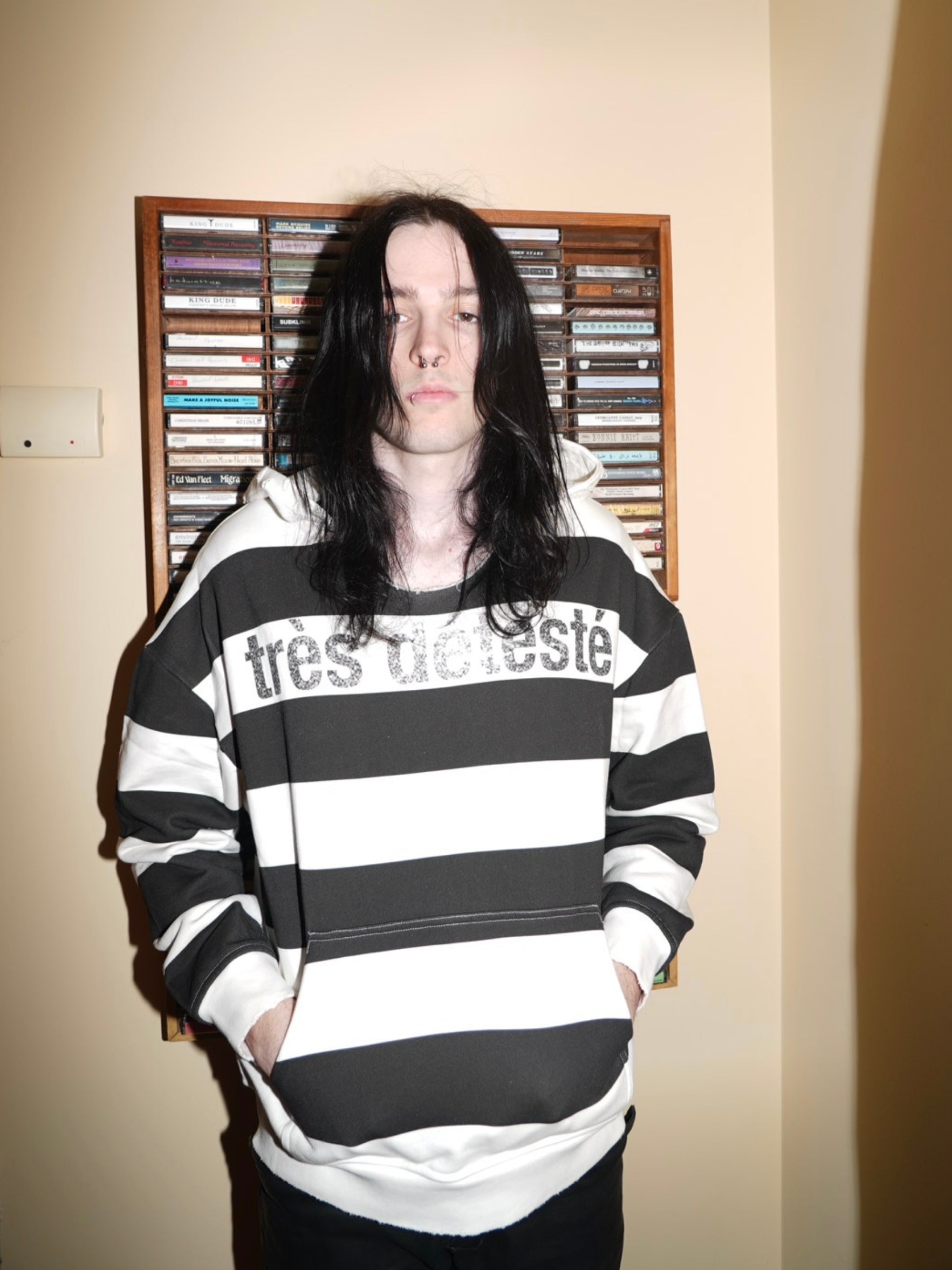 DÉTESTÉ STRIPE HOODIE
